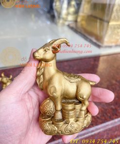 Bộ 12 con giáp bệ tiền cao 10cm bằng đồng phong thủy