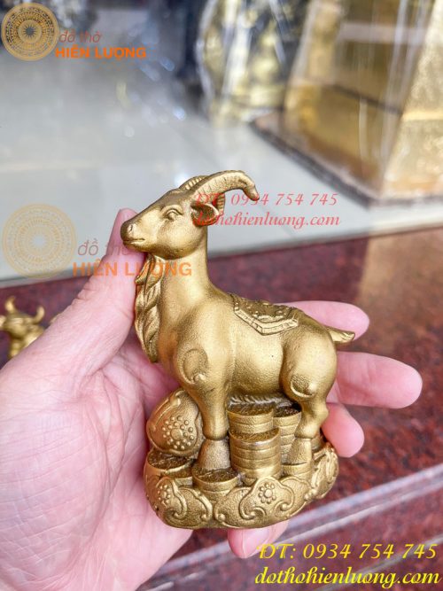 Bộ 12 con giáp bệ tiền cao 10cm bằng đồng phong thủy