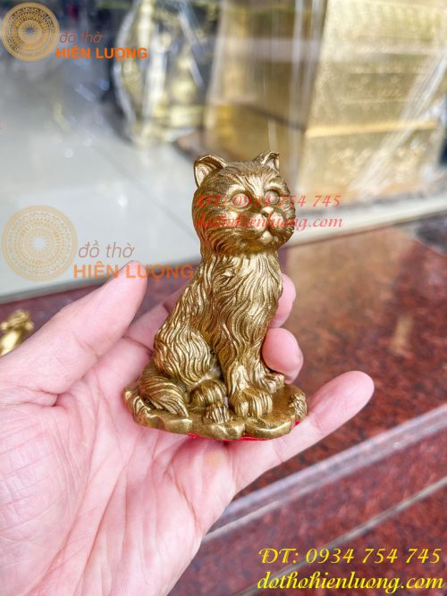 Bộ 12 con giáp bệ tiền cao 10cm bằng đồng phong thủy