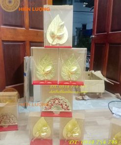 Bộ trầu cau dâng lễ bằng đồng làm thủ công