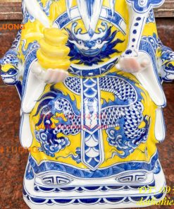 Bộ tài địa thần tiền bằng sứ bát tràng cao cấp