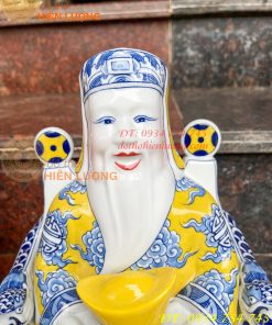 Bộ tài địa thần tiền bằng sứ bát tràng cao cấp