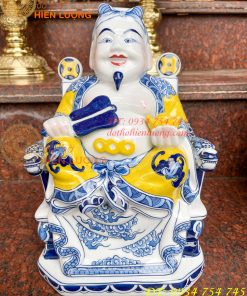 Bộ tài địa thần tiền bằng sứ bát tràng cao cấp