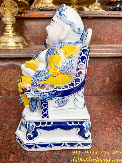 Bộ tài địa thần tiền bằng sứ bát tràng cao cấp