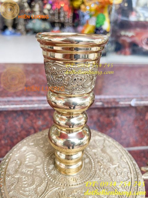 Đôi Chân Nến Số 3 Vĩnh Tiến Cao 40cm