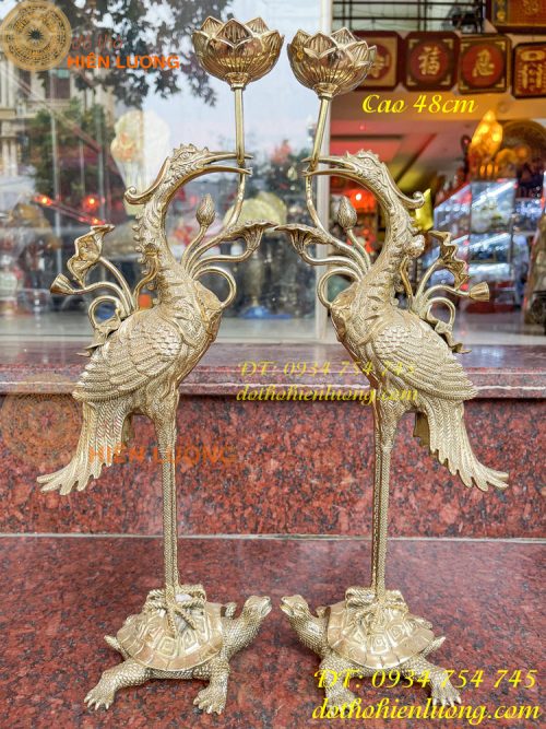 Đôi Hạc Vĩnh Tiến Số 3 Cao 48cm