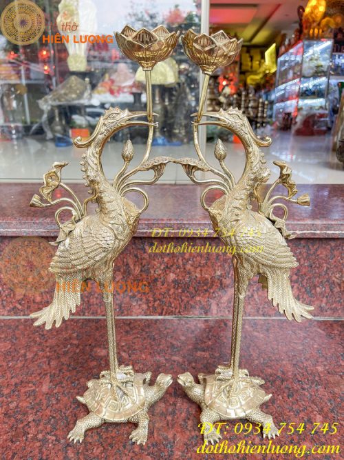 Đôi Hạc Vĩnh Tiến Số 3 Cao 48cm