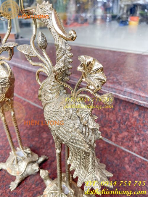 Đôi Hạc Vĩnh Tiến Số 3 Cao 48cm