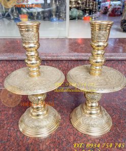 Đôi Chân Nến Số 3 Vĩnh Tiến Cao 40cm