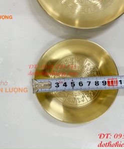 Đĩa xin đài bằng đồng 12 con giáp