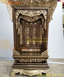 Khám thờ bằng đồng làm tay thủ công