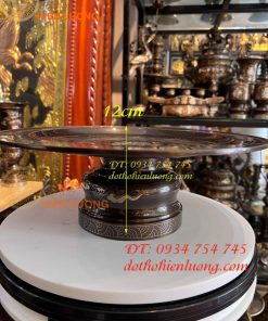 Mâm bồng khảm ngũ sắc đường kính 30cm thờ cúng