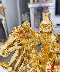 Tượng mã phong hầu mạ vàng 24K