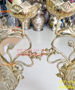 Đôi hạc thờ cao 60cm bằng đồng số 4 vĩnh tiến