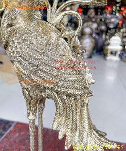 Đôi hạc thờ cao 60cm bằng đồng số 4 vĩnh tiến