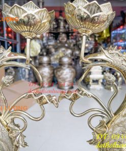 Đôi hạc thờ cao 60cm bằng đồng số 4 vĩnh tiến
