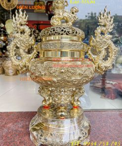 Quả đỉnh đồng cao 60cm số 4 vĩnh tiến