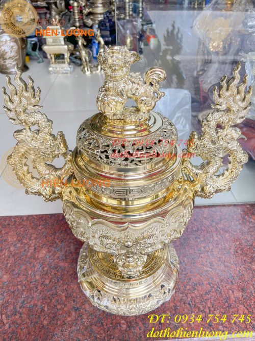 Quả đỉnh đồng cao 60cm số 4 vĩnh tiến