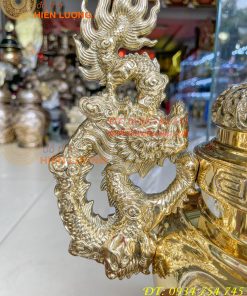 Quả đỉnh đồng cao 60cm số 4 vĩnh tiến