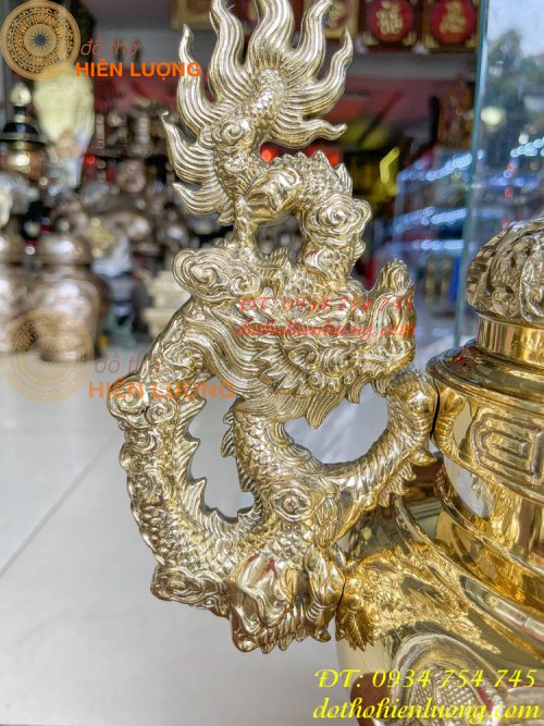 Quả đỉnh đồng cao 60cm số 4 vĩnh tiến