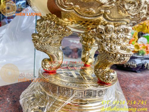 Quả đỉnh đồng cao 60cm số 4 vĩnh tiến