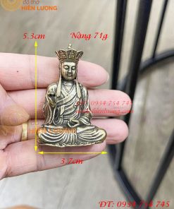 Tượng địa tạng mini bằng đồng