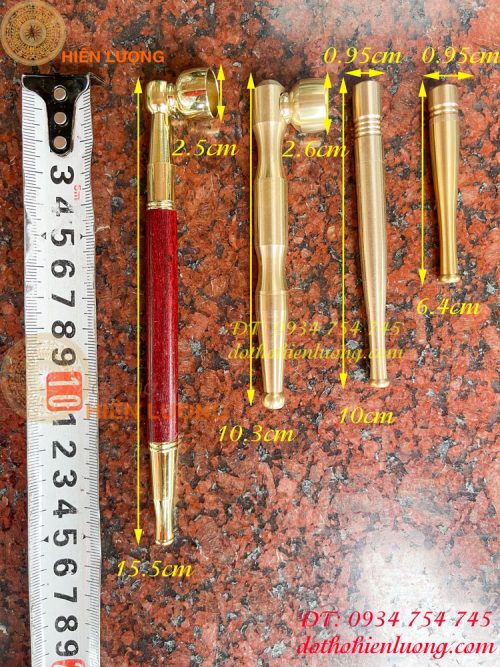 Tẩu hút thuốc bằng đồng cỡ bé