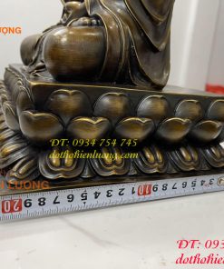 Tượng thích ca liên hoa cao 40cm bằng đồng