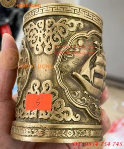 Ống Đựng Bút Thuận Buồm Xuôi Gió Bằng Đồng