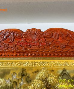 Tranh vinh quy bái tổ 2m3x1m2 bằng đồng liền tấm