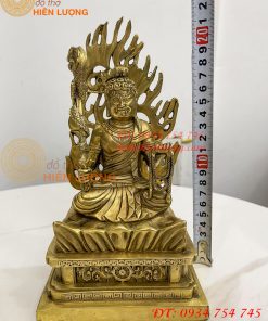 Tượng Bất Động Minh Vương Cao 22cm Bằng Đồng