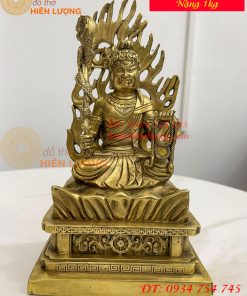 Tượng Bất Động Minh Vương Cao 22cm Bằng Đồng