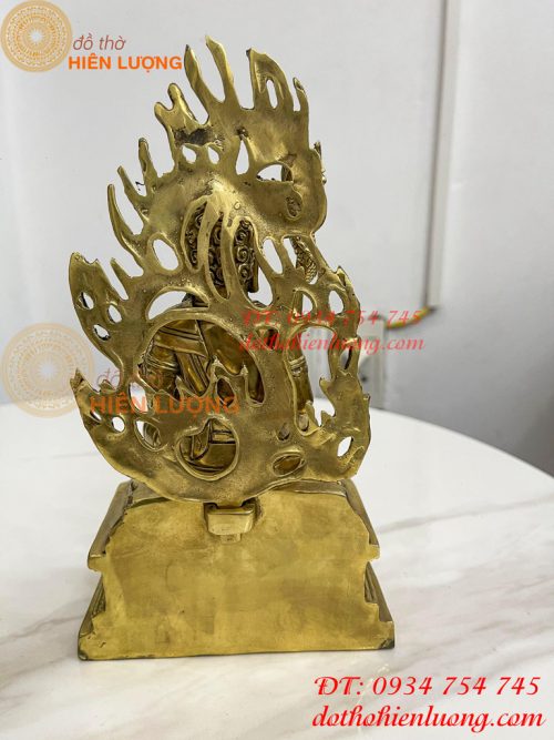 Tượng Bất Động Minh Vương Cao 22cm Bằng Đồng