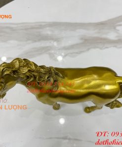 Tượng ngựa bằng đồng cao 18cm đứng 4 chân