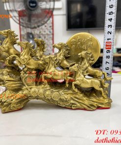 Tượng bát mã phi thiên bằng đồng phong thủy