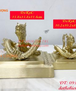 Ấn hoàng đế chi bảo bằng đồng 2 cỡ