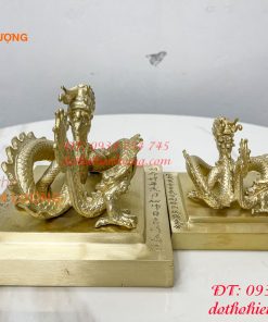 Ấn hoàng đế chi bảo bằng đồng 2 cỡ