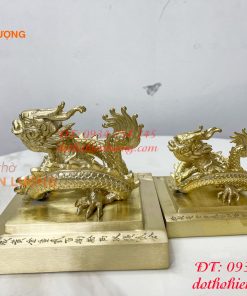 Ấn hoàng đế chi bảo bằng đồng 2 cỡ