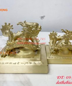 Ấn hoàng đế chi bảo bằng đồng 2 cỡ