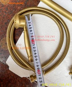 Bộ vòi tắm hoa sen đứng bằng đồng