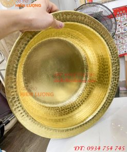 Chậu đồng gò tay đường kính 40cm