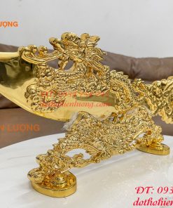 Đao Bằng Đồng Có Đế Mạ Vàng Dài 67cm