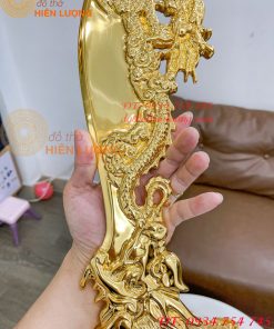 Đao Bằng Đồng Có Đế Mạ Vàng Dài 67cm