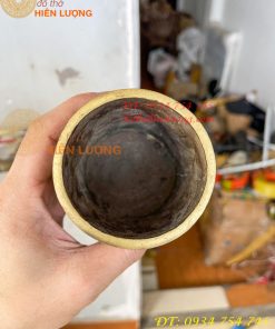 Ống đựng bút đại bàng bằng đồng để bàn