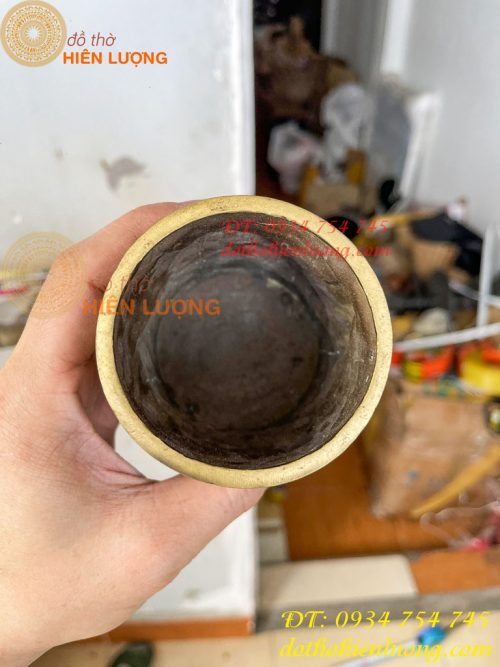 Ống đựng bút đại bàng bằng đồng để bàn