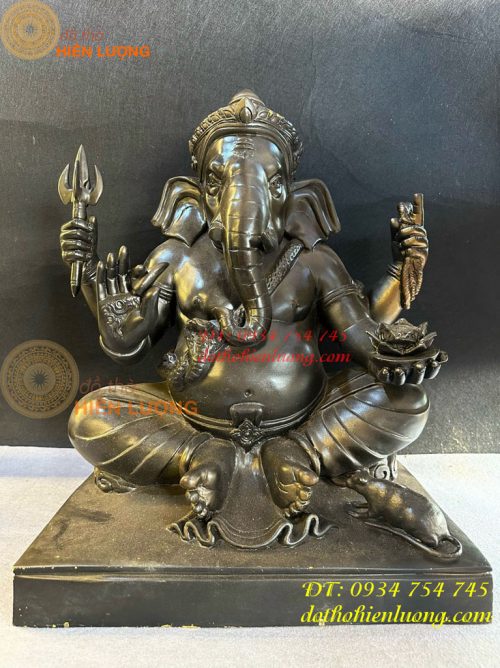 Tượng Phật Ganesha Cỡ Đại Bằng Đồng