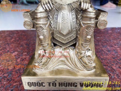 Tượng Quốc Tổ Hùng Vương Bằng Đồng Cao 28cm