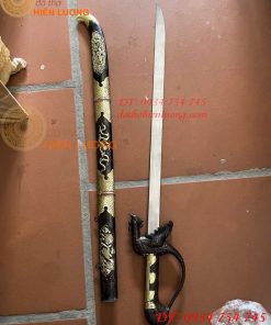 Kiếm Thờ Bằng Đồng Màu Nâu Giả Cổ