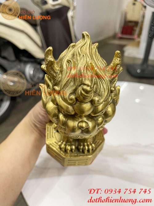 Tượng Kỳ Lân 3 Sừng Bằng Đồng Phong Thủy