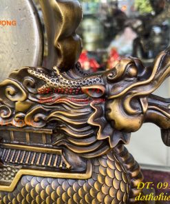 Thuyền Đầu Rồng Bằng Đồng Phong Thủy